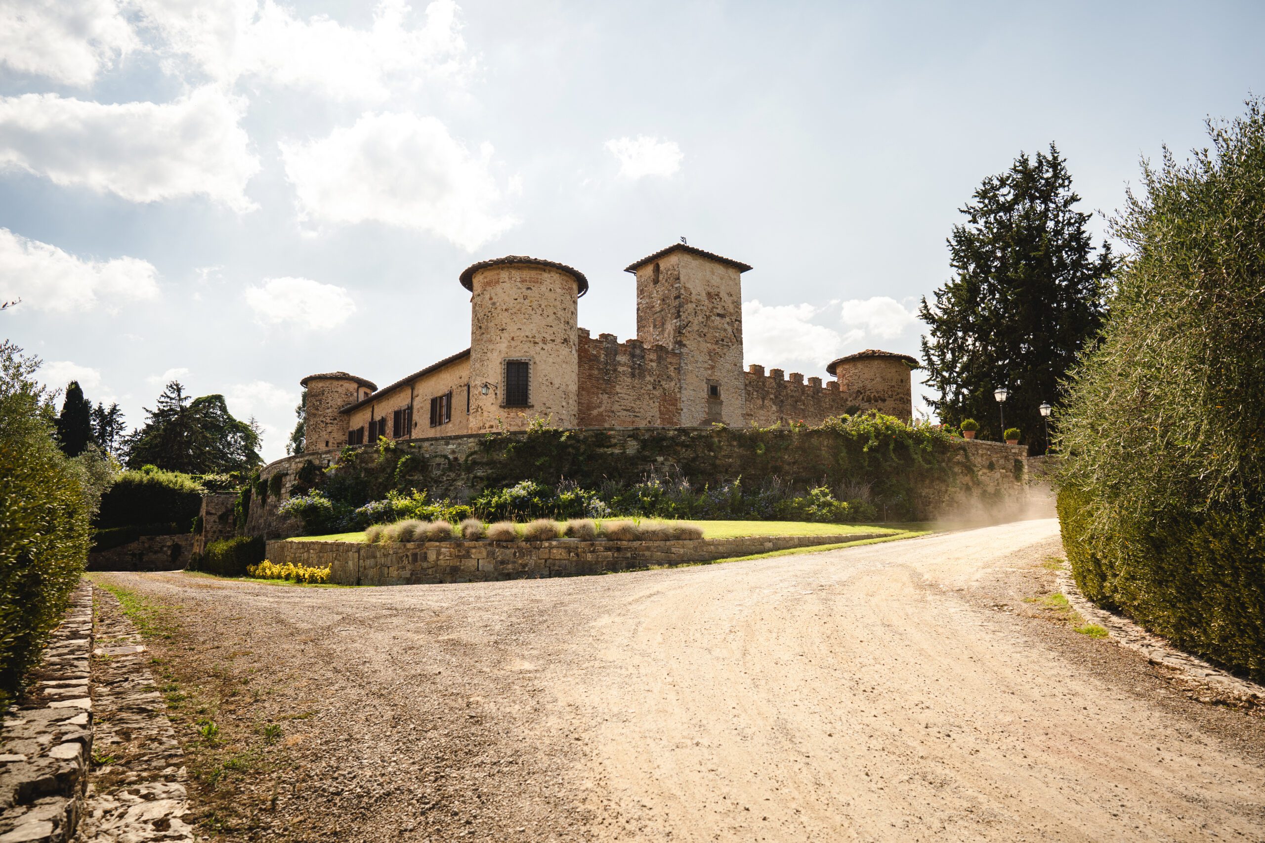 Castello di Gabbiano, ospitalità in vigna
